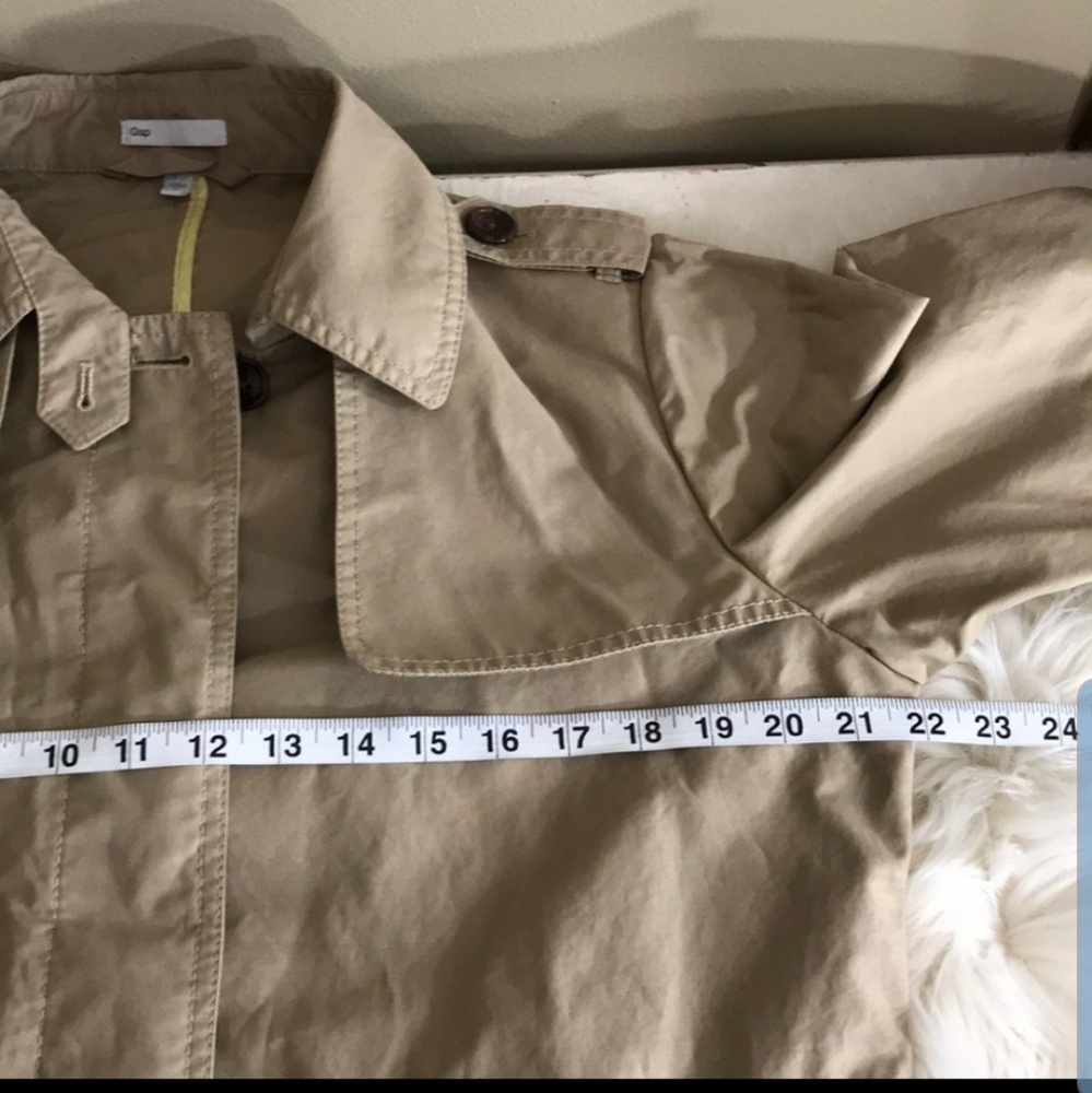 GAP knee length trench coat - Picture 7 of 8